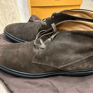 Tod’s Men’s Dark Brown Suede Boots - US Size 11.5